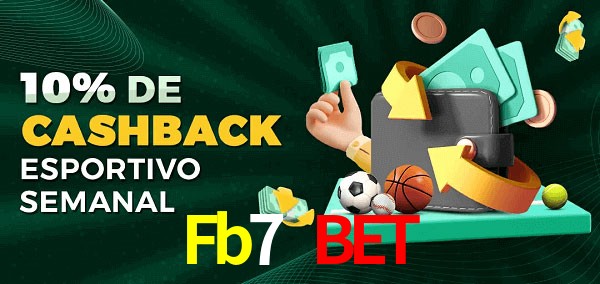 10% de bônus de cashback na Fb7 Bet